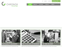 Tablet Screenshot of chronox-ind.com